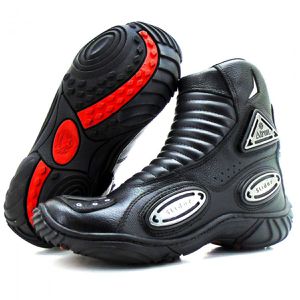 Bota Motociclista Slider Couro Legítimo - 298 - 29... - Atron Shoes