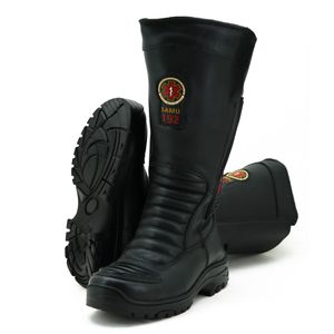Bota militar civil SAMU em couro legítimo 295 C.A ... - Atron Shoes