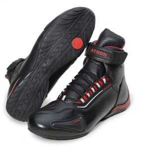 Sapatilha para kart Refletivo Cano Alto Latego Pre... - Atron Shoes
