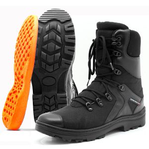 Bota Exército Brasileiro Couro Legítimo e Lona Pre... - Atron Shoes