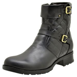 Coturno feminino cano baixo preto Atron Flex 9109 ... - Atron Shoes