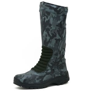 Bota caça e pesca cano alto em couro legítimo com ... - Atron Shoes