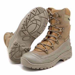 Coturno militar emborrachado em couro legítimo na ... - Atron Shoes