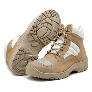 Coturno militar DUST Atron Shoes em couro legítimo... - Atron Shoes