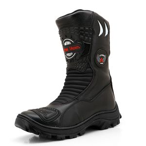 Bota Motociclista Couro Legítimo Preta - 307 - 307... - Atron Shoes