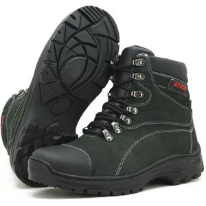 Coturno Adventure Atron Shoes Trekking em couro le... - Atron Shoes