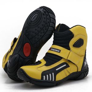 Bota motociclista AS-RACING Vented em couro legíti... - Atron Shoes