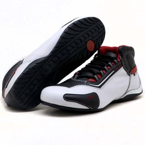 Tênis motociclista em couro legítimo nas cores bra... - Atron Shoes