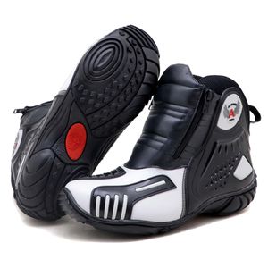 Bota motociclista Atron Shoes AS-HIGHWAY em couro ... - Atron Shoes