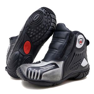 Bota motociclista Atron Shoes AS-HIGHWAY em couro ... - Atron Shoes