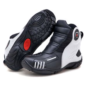 Bota motociclista Atron Shoes AS-HIGHWAY em couro ... - Atron Shoes