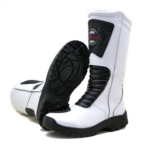 Bota motociclista cano alto resistente a água cont... - Atron Shoes