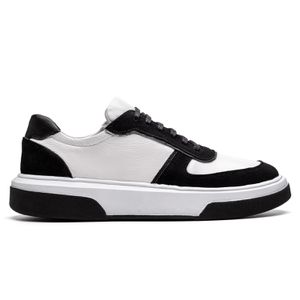 Tênis Fly Casual Masculino Sneaker Lion Branco e P... - Bigioni
