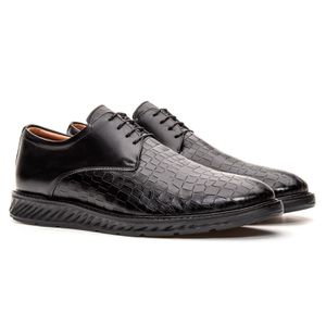 Sapato Derby Premium 2901 All Black - Bigioni