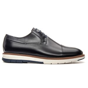 Sapato Casual Derby Masculino Linha Porto Preto - Bigioni