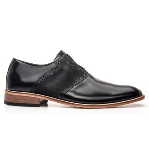 Sapato Social Derby Premium Linha Toscana Preto - Bigioni