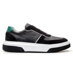 Tênis Fly Casual Masculino Sneaker Lion Preto - Bigioni