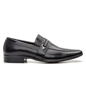 Mocassim Masculino em Couro Loafer Social Preto - Bigioni