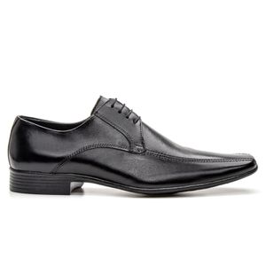 Sapato Social Masculino em Couro Bico Fino Preto - Bigioni