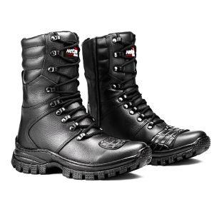 Bota Masculina Cano Longo Biker Black - Borgatta Calçados 