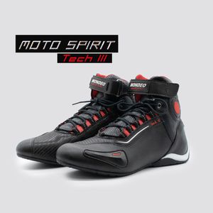 Bota Mondeo Moto Spirit Tech 3 Preto Vermelho - 99... - BOTAS MONDEO