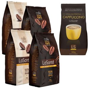 Combo com 2 Cafés Tradicional Pouch 500g + 2 Cafés... - Café LaSanté Shop | O Mais Puro Prazer do Café