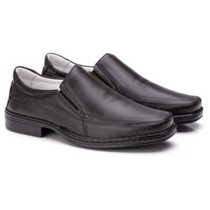 Sapato Comfort Masculino em Couro Café - 008SE - Ranster Comfort