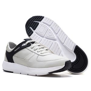 Tênis Sneaker Masculino Comfort Gelo/Preto - 9002P... - Ranster Comfort