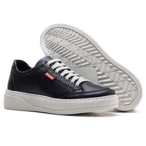 Tênis Couro Masculino Comfort Preto - 3026PTO - Ranster Comfort
