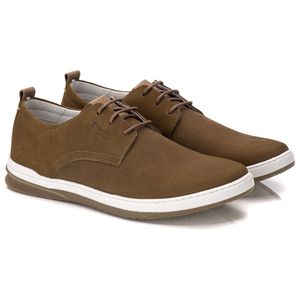 Sapatênis Masculino Couro Castor Comfort - 7000 - Ranster Comfort