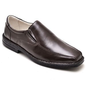 Sapato Comfort Masculino em Couro Café - 1010 - Ranster Comfort