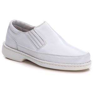 Sapato Comfort Masculino em Couro Branco - 2009 - Ranster Comfort