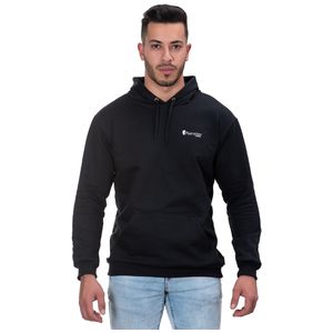 Moletom Capuz Canguru Preto Masculino - M01 - Ranster Comfort