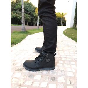 Coturno casual masculino CRshoes preto - CRSHOES