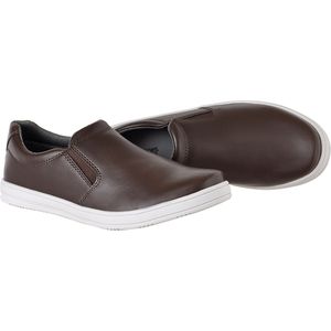 Slip Masculino CRshoes Elastico laterial Cafe - CRSHOES