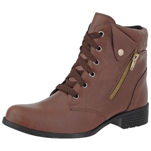 Coturno Feminino Caramelo CRshoes - CRSHOES