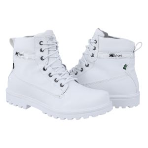 Coturno casual masculino CRshoes branco - CRSHOES
