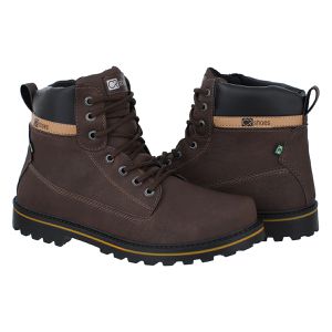 Coturno casual masculino CRshoes Chocolate - CRSHOES