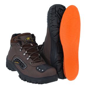 Bota Motociclista Com Palmilha em Gel Café - CRSHOES