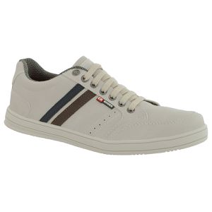 Sapatenis masculino casual CRshoes areia - CRSHOES