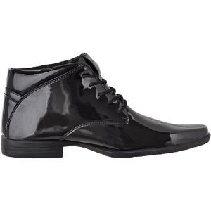 Bota social masculina CRshoes verniz preto + brind... - CRSHOES