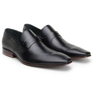 Sapato Social Loafer Armano Preto - DGalloni