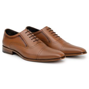 Sapato Social Oxford Donatello Caramelo - DGalloni