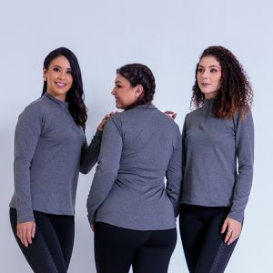 BLUSA TÉRMICA COM ZIPER