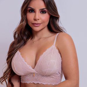 CONJUNTO TOP EM RENDA COM BOJO REMOVÍVEL 