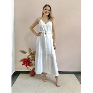 Vestido Lara - Offwhite - DONNA LELLA