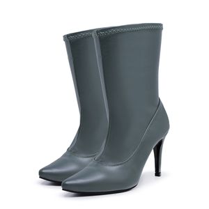 Bota Feminina Estilo Meia Cano Médio 1769 Stretch ... - DROPSHIPPING GRIFFE SHOES - SOMENTE CLIENTES AUTORIZADOS