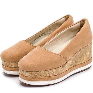 Tênis Feminino Anabela Salto Médio 170407 Nobucado... - DROPSHIPPING GRIFFE SHOES - SOMENTE CLIENTES AUTORIZADOS
