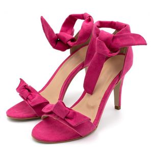 Sandália Feminina Salto Fino Com Fita 1731 Camurça... - DROPSHIPPING GRIFFE SHOES - SOMENTE CLIENTES AUTORIZADOS