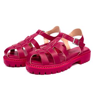 Sandália Feminina Aranha Tratorada 182156 Napa e S... - DROPSHIPPING GRIFFE SHOES - SOMENTE CLIENTES AUTORIZADOS